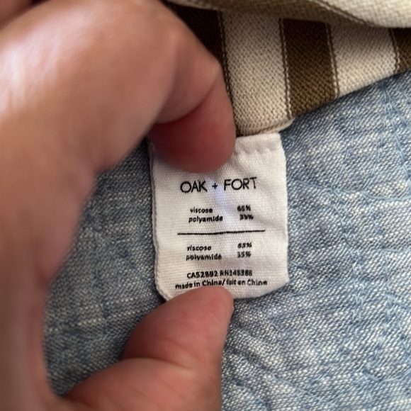 Oak and fort T- shirt in viscose. Excellent condition. Barely used - Picture 4 of 4